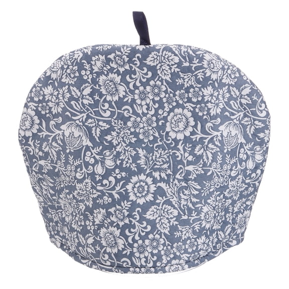 Uxcell Cotton Tea Cozy, Vintage Floral Teapot Cover, 11x9" Insulated Handmade Tea Cozy Covers for Teapot Keeps Warm Dust Multi-Color for Tea Sets Home Kitchen Decor, Black Flowers