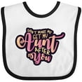 thumbnail image 3 of Inktastic Aunt Funny Niece Girls Baby Bib, 3 of 4