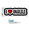 thumbnail image 1 of I Love Heart Ukulele SLAP-STICKZ(TM) Premium Sticker, 1 of 1