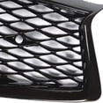 thumbnail image 3 of Labwork Front Bumper Grille Glossy Black Mesh Grill Fit for 2018 2019 2020 2021 Infiniti Q50, 3 of 5