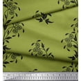 thumbnail image 3 of Soimoi Cotton Voile Fabric Leaves & Floral Block Print Fabric by the Yard 56 Inch Wide, 3 of 3