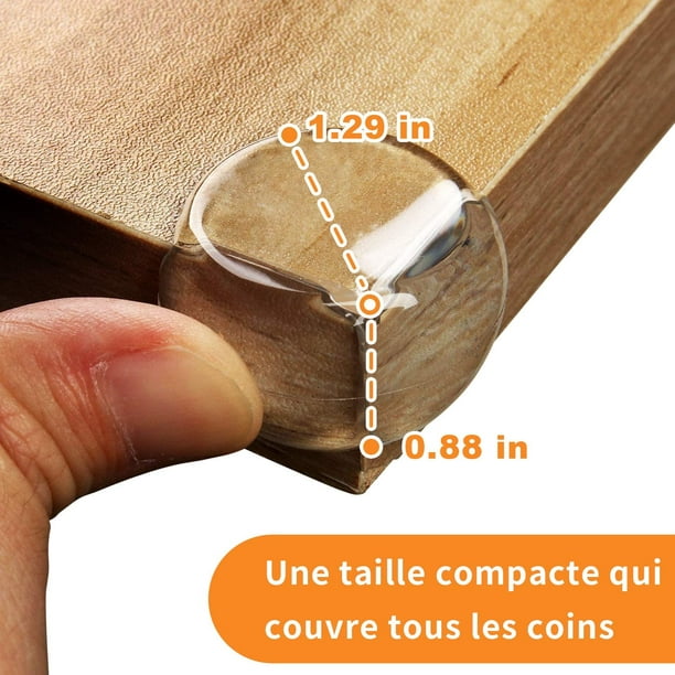 Coin de Table Protection Bebe, Protecteurs d'angle Transparents