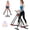 BLACK, variant on 【Fahuac】 Air Walk Elliptical Machine - Foldable Cardio Cross Elliptical Trainer Glider for Full-Body Low-Impact Exercise with LCD Display Ideal for Home Gym