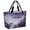 Purple, variant on Teal Green Ombre Clouds Beach Bag for Women, Large Breathable Mesh Beach Tote Bag, Modern Abstract Gradient Cloud Sandproof Lightweight Travel Bags for Vacation Picnic Swimming Pool 15.7"x15.7"x9.1"