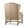 thumbnail image 2 of Zentique CF090 E255-3 A033 Red Stripe Fabien Club Chair, English Khaki Linen with Red Stripe - 33 x 43 x 34 in., 2 of 2