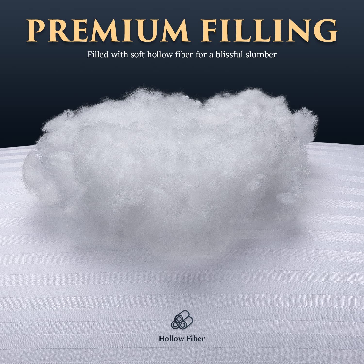Fapo Luxury Hotel Bed Pillows, Queen, 2-Pack photo 4
