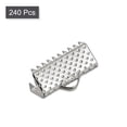 thumbnail image 3 of 240uds Cinta Engarzado Unique Bargains Abrazadera Extremos 13mm Plata Blanco, 3 of 7