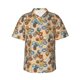 thumbnail image 1 of Balery Camp Badge Camisas hawaianas de manga corta para hombre, camisas playeras de corte holgado, camisas de vacaciones con botones,3X-Large, 1 of 7
