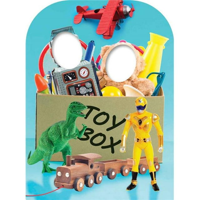 Star Cutouts SC1088 Boys Toy Box Child Stand In Cardboard Cutout & Standee
