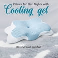thumbnail image 2 of Butterfly Cervical Pillow, Honeycomb Breathable Cotton Pillow, Cool & Supportive for All Sleep Positions, 2 of 7