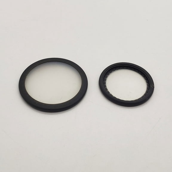 OFFIGAM 2 Sets of Pediatric Stethoscope Diaphragm Cover PVC Black Replacement Accessories for Adult Patients