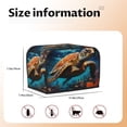 thumbnail image 5 of Fotbe Colorful Flower Sea Turtle for Two Slice Toaster Cover, Fingerprint Protector, Super Soft Appliance Cover And Dust Cover,Bread Dust Cover & Fingerprint Protection, 5 of 7