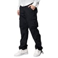 thumbnail image 2 of Pantalones cargo Match Wild para hombre, color gris antracita, talla 30, 2 of 6