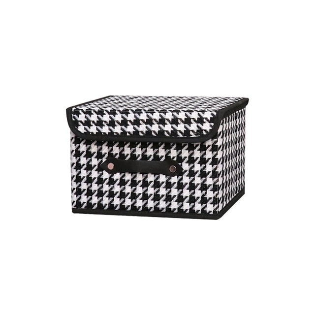 Agiferg Clothes Storage Box Cloth Art Storage Box Basket Drawer Type Home Wardrobe Storage Box Foldable Clothes Finishing Box