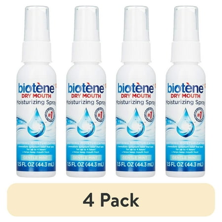 (4 pack) Biotene Dry Mouth Moisturizing Spray - 1.5 fl oz