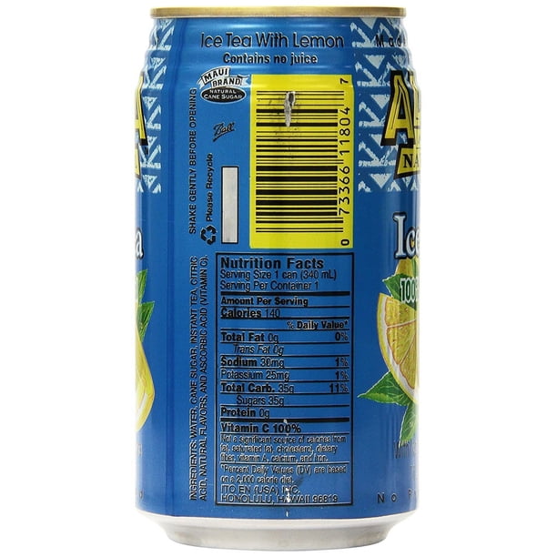 Aloha Lemon Iced Tea (6) | Tea - Walmart Business Supplies