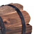 thumbnail image 2 of Retro Planting Flower Barrels Rustic Succulent Wavy Edge Planter Box Wood Barrels Flower Pot Plant Container Box 12*9*10cm, 2 of 12