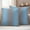 Blue gray, variant on Green Grey Outdoor Waterproof Pillow Covers, Modern Minimalist Solid Vertical Stripes Decorative Rectangle Throw Pillowcase Sofa Cushion Sham for Patio/Couch/Chair, 20"x12" 2 Pack