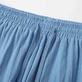 thumbnail image 4 of Women's Casual Pants Straight Leg Comfortable Elastic Waist Soft Trousers Versatile Daily Wear Stretchable Breathable Pure Color plus Size Casual Pants Rompers for Women Womens Pants Petite Casual, 4 of 6