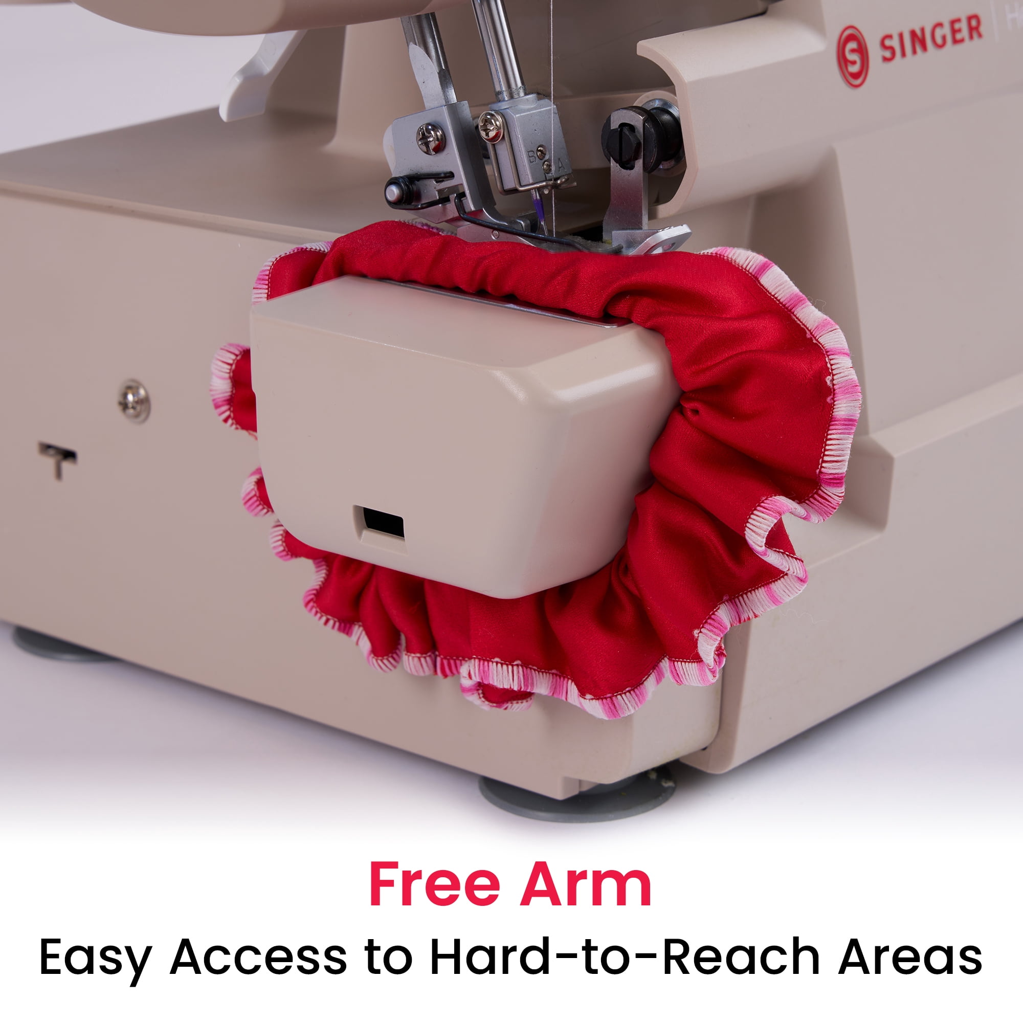 SINGER® Heavy Duty 0420  Next Evolution Serger Overlock Machine, 13 Stitches, 4/3/2 Thread Capability, Strong Piercing Power, Metal Frame, Differential Feed, LED Light