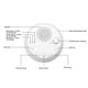 thumbnail image 5 of Portable Baby Sleep Machine Home Office Mini Sleep Therapy Relaxing White Noise Machine, 5 of 5