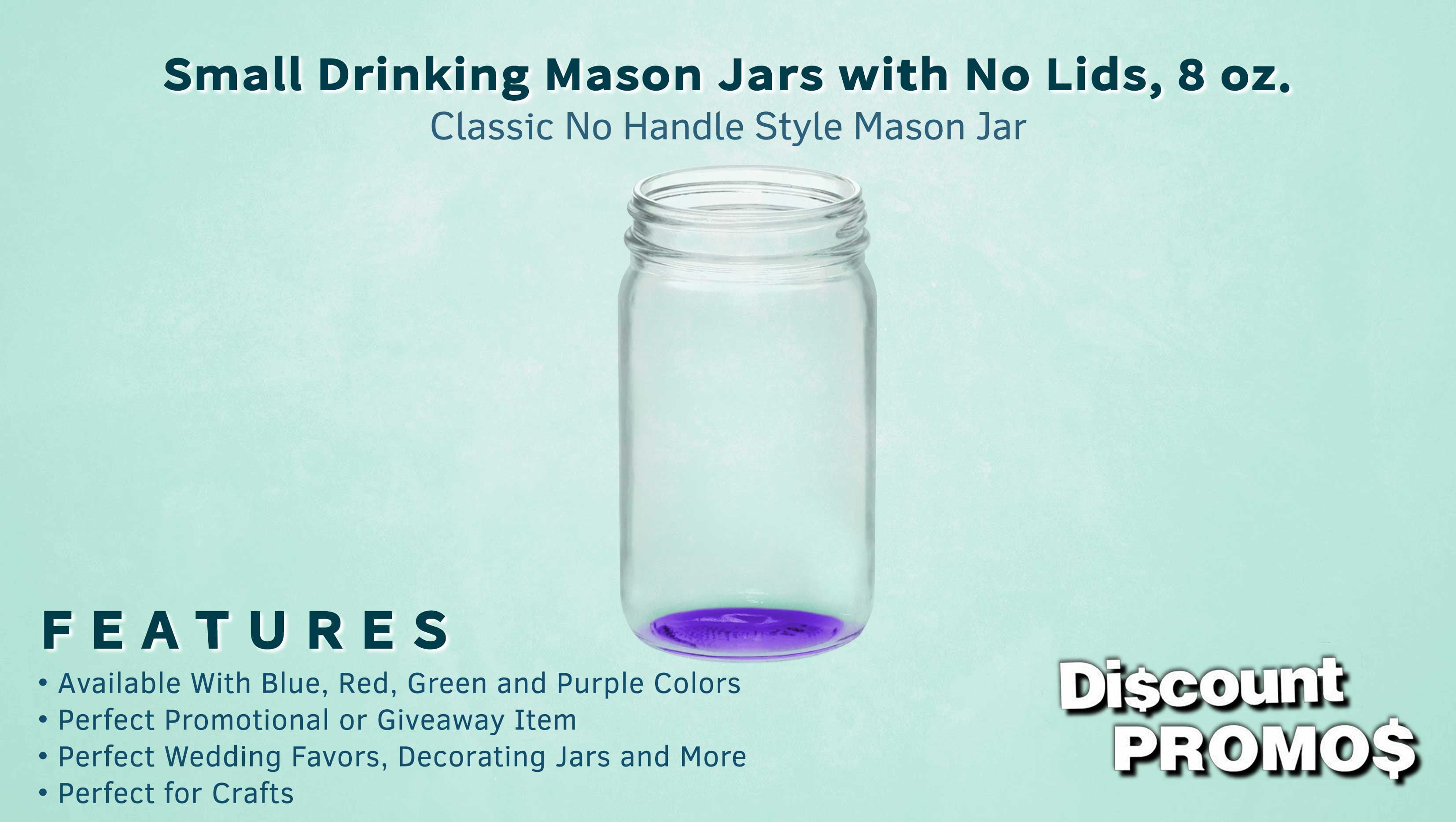 108 X Small Glass Mason Jar With Silver Lid 70ml Mini Round -  Denmark