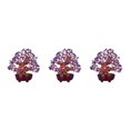 thumbnail image 4 of Cateissary Mini Crystal Money Tree Bonsai Style Purple Decor Home Office Tree Feng Shui Type1 NO1, 4 of 6