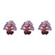 thumbnail image 2 of Injueey Mini Crystal Money Tree Bonsai Style Purple Decor Home Office Tree Feng Shui Type1 NO1, 2 of 6