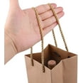thumbnail image 3 of 10 Pack Paper Wine Bottle Gift Bags with Handles, 3.7 x 3.5 x 13.8 Inch Wine Bags Bulk, Reusable Wine Bags, Wine Kraft Paper Bags for Party Vacations, 3 of 5