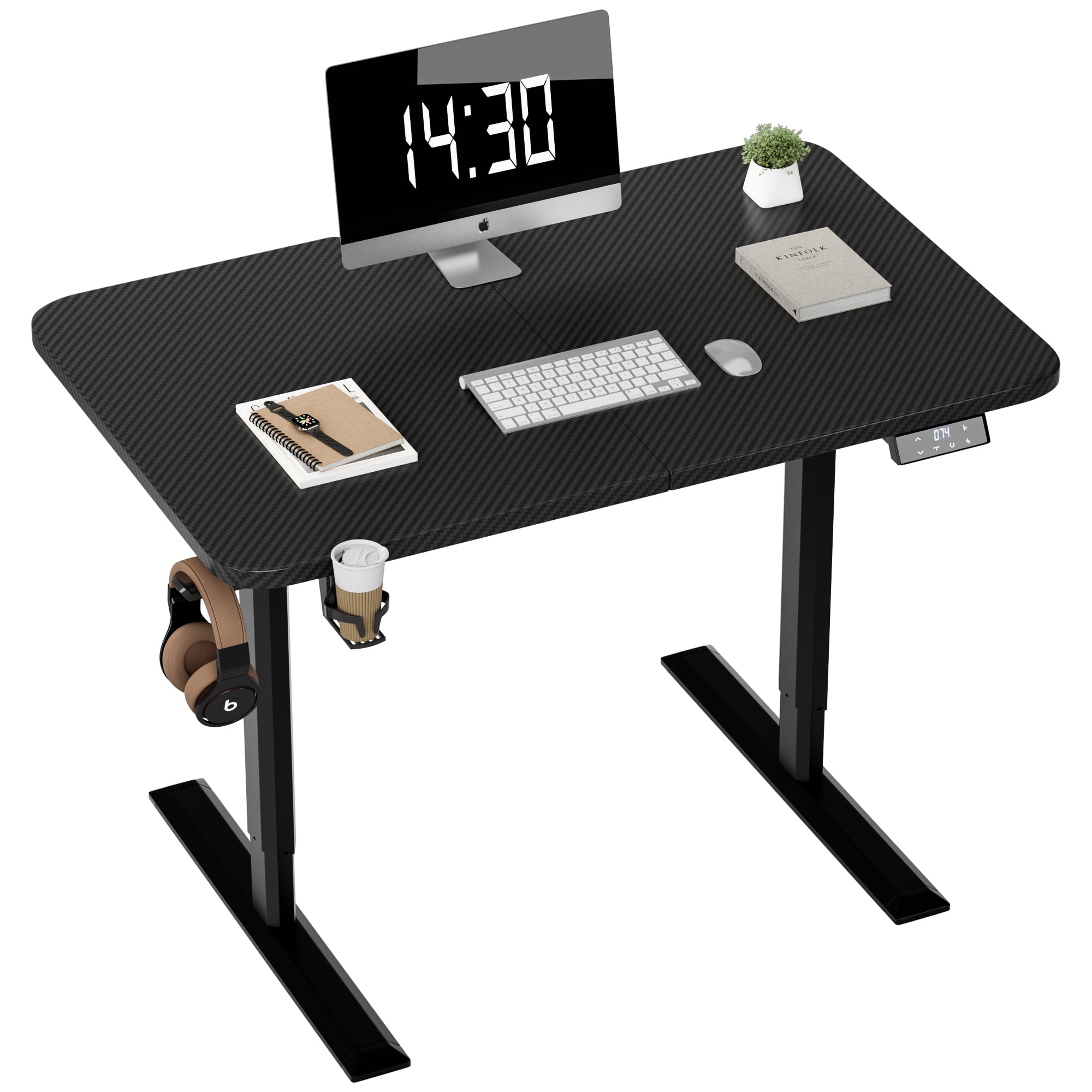 Homall Electric Height Adjustable Standing Desk, Large 43 inch Sit