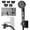 Matte Black, variant on JONKEAN Chrome Faucet Sprayer Attachment with 5 Adapters, 3-Mode Shower Head with on/off Button, Filtered for Tub Faucet1