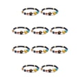 thumbnail image 1 of Brazalete decorativo Minnieouse de piedra natural elástico tipo 7 10Conjunto, 1 of 1