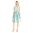 thumbnail image 1 of Jessica Howard Lace Taffeta Fit Flare Dress, 1 of 2