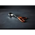 thumbnail image 3 of Nambe Curvo Salad Scissors, 13" Kitchen Tongs for Cooking, Stainless Steel and Acacia Wood, 3 of 6