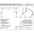 thumbnail image 2 of Vestil Manufacturing AHS-8-15-9 15 x 9 in. Adjustable Height Steel Gantry Crane - 8000 lbs, 2 of 2