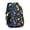 Dinosaur and Bone, variant on DarkBlue Dinosaurs with Shapes Pattern Cute School Backpack Bag with Padded Back and Adjustable Shoulder Straps 16.9 X 12.6 X 5.9 Inches