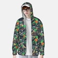 thumbnail image 4 of Sigee Dinosaur Plays Soccer Print UPF50+ Men's Sun Protection Hoodie Shirt SPF UV Shirt Long Sleeve Fishing Outdoor Lightweight, S-3XL, 4 of 9