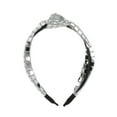 thumbnail image 4 of Unique Bargains 1 Pc Elegant Wide Headbands for Women Silver Tone, 4 of 6