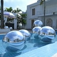 thumbnail image 6 of Yescom 39" Big Shiny Inflatable Mirror Ball Giant Reusable PVC Balloon for Large Disco Party Wedding Event Stage Decoration Silver, 6 of 9