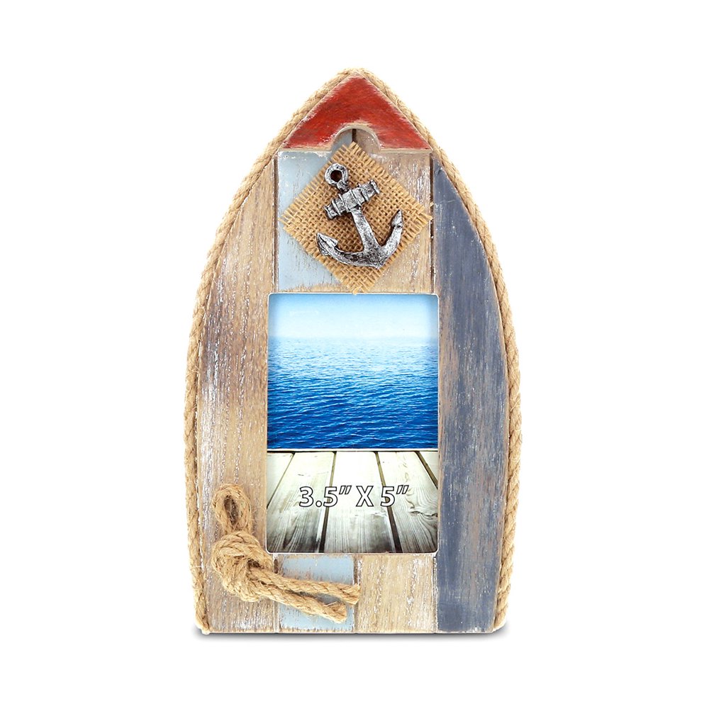 CoTa Global Neptune Sail Boat Picture Photo Frame Unique Miniature