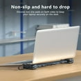 thumbnail image 5 of USB C Laptop Docking Station Stand, 10 In 1 Folding Tilt Stand Triple Display USB C , 4K, PD 100W, USB 3.0, TF, SD, Audio, RJ45 for MacBook & Windows, 5 of 7