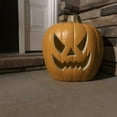 thumbnail image 3 of 21in+15in LED Light Up Jack O Lantern Pre-lit Halloween Pumpkin Lantern Indoor/Outdoor Holiday Decoration Festival Celebration Garden Patio Front Door Decor, 3 of 6