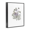 thumbnail image 4 of Stupell Industries Lilacs & Bumble Bees Animals & Insects Painting Black Framed Art Print Wall Art, 11 x 14, 4 of 10