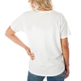 thumbnail image 2 of Women's Gameday Couture  White New York Giants Enforcer Relaxed T-Shirt, 2 of 2
