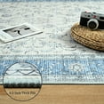 thumbnail image 5 of FULIE 5'x8'Area Rugs Soft Bohemian Area Rugs for Living Room Bedroom Modern Decor Carpet,Light Blue, 5 of 8