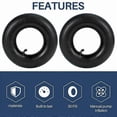 thumbnail image 3 of 2 PC 410/350-4 Inch Inner Tube Tire for Hand Truck Hand Cart Garden Cart Lawn Mower 410-4 Replacement Tube, 3 of 5