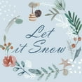 thumbnail image 2 of Wang, Melissa 12x12 Gold Ornate Wood Framed with Double Matting Museum Art Print Titled - Snowy Christmas IV, 2 of 4