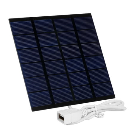 Jinnoda 1.5W 6V USB Solar Panel Polysilicon Portable DIY Solar Charger  Generator 