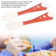 thumbnail image 4 of 2Pcs Portable Infant Feeding Food Fork Spoon NonSlip Baby Tableware Set(Red ), 4 of 4