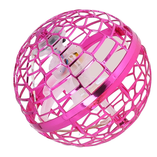 Juguete de Bola Voladora Para Niños Con Luz Led Diseño Seguro Batería Material Recargable Abs y PP Par Juegos en Interiores y Exteriores
